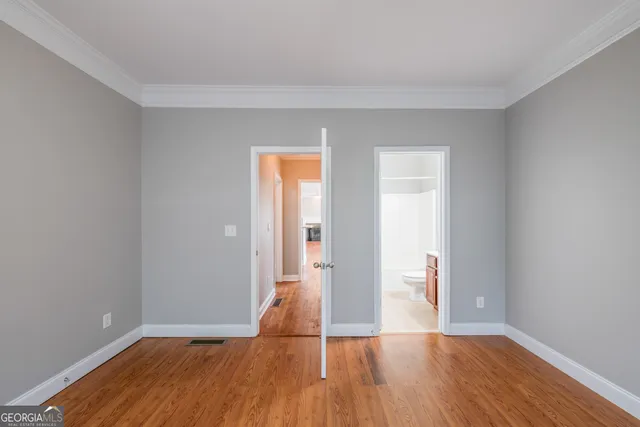 wooden floor in an empty room
