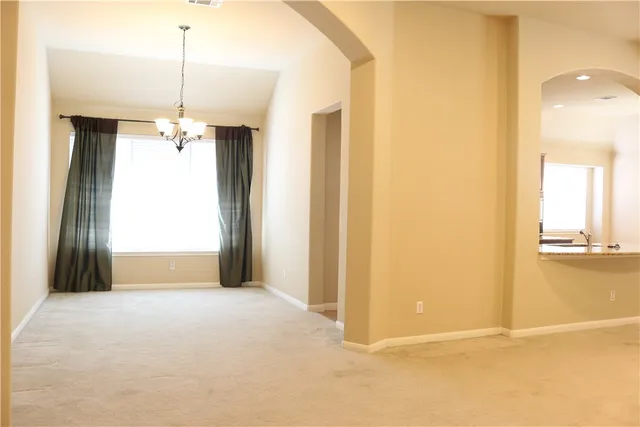 a view of a room with a natural light