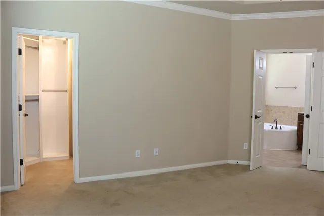 a bathroom with a bathtub and a sink