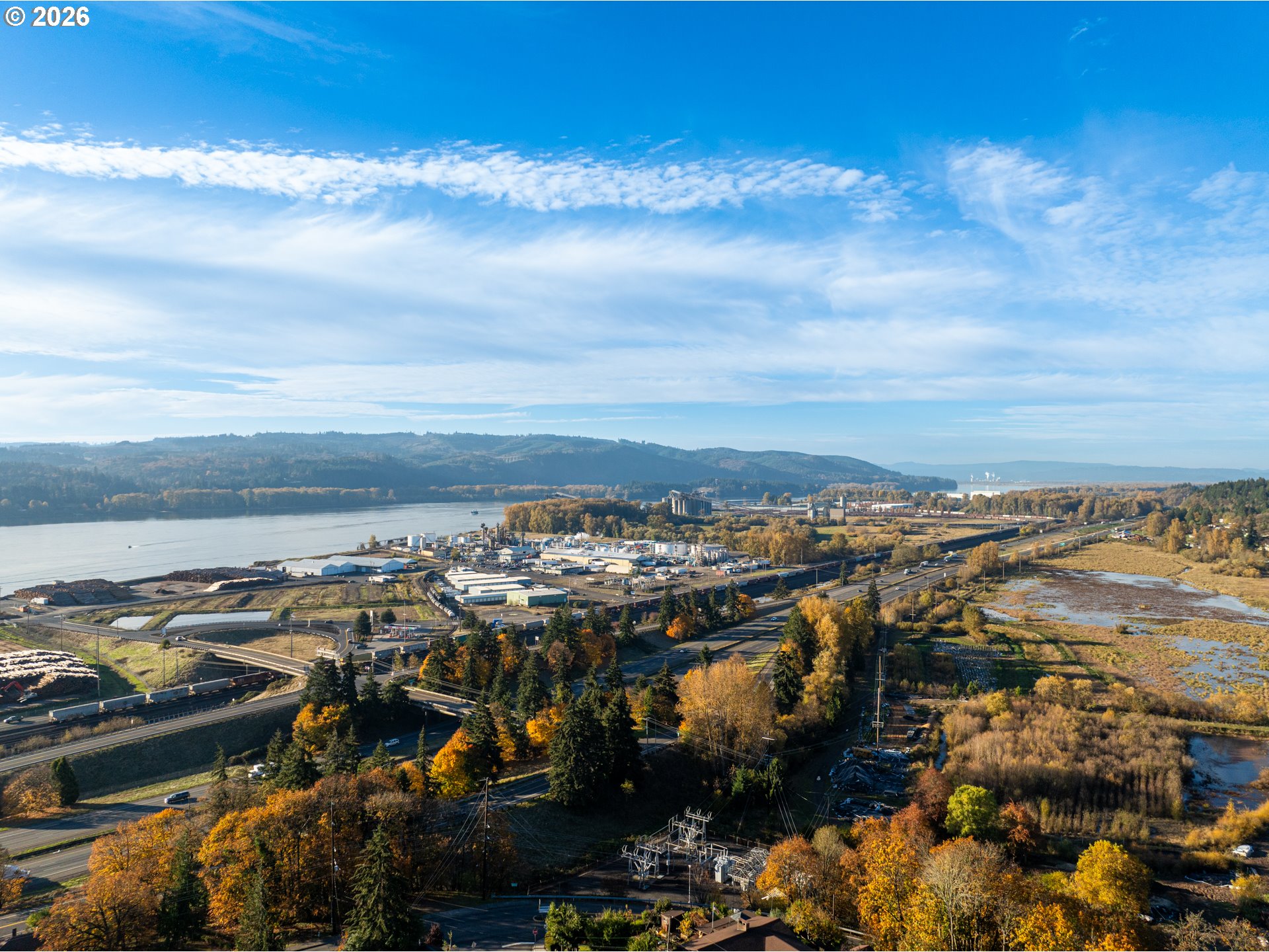 Spencer Creek Road Kalama, WA 98625 - Photo 5 of 29 an aerial view of a city