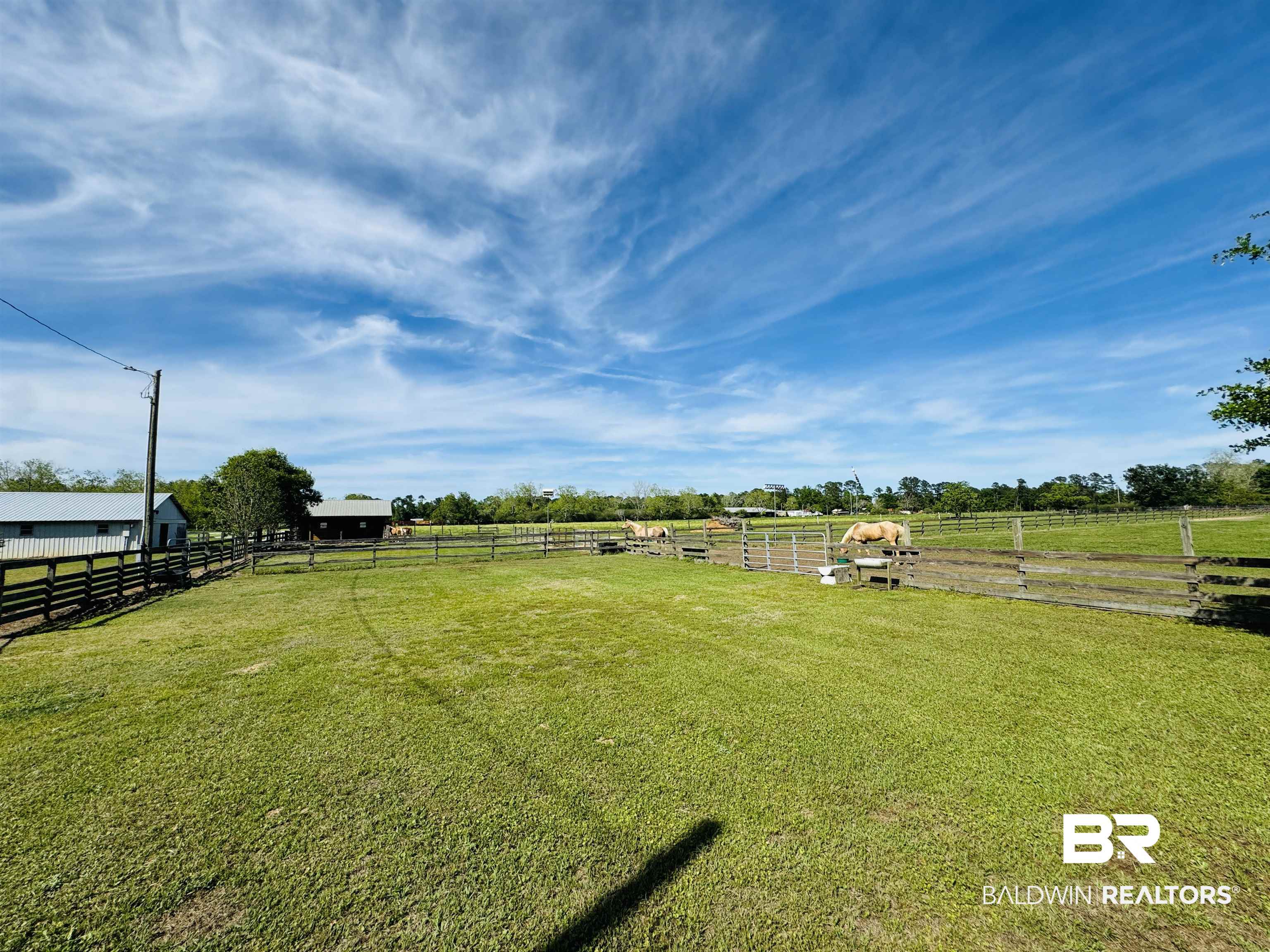 13795 White Road Silverhill, AL 36576 - Photo 61 of 99 View of yard featuring a view of countryside and an outdoor structure