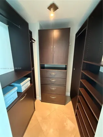 a view of walk in closet