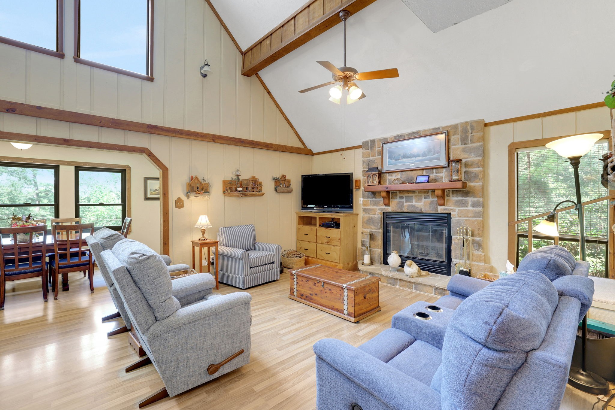 780 Hickory Ridge Drive Coldspring, TX 77331 - Photo 13 of 40 The living space is filled with natural light