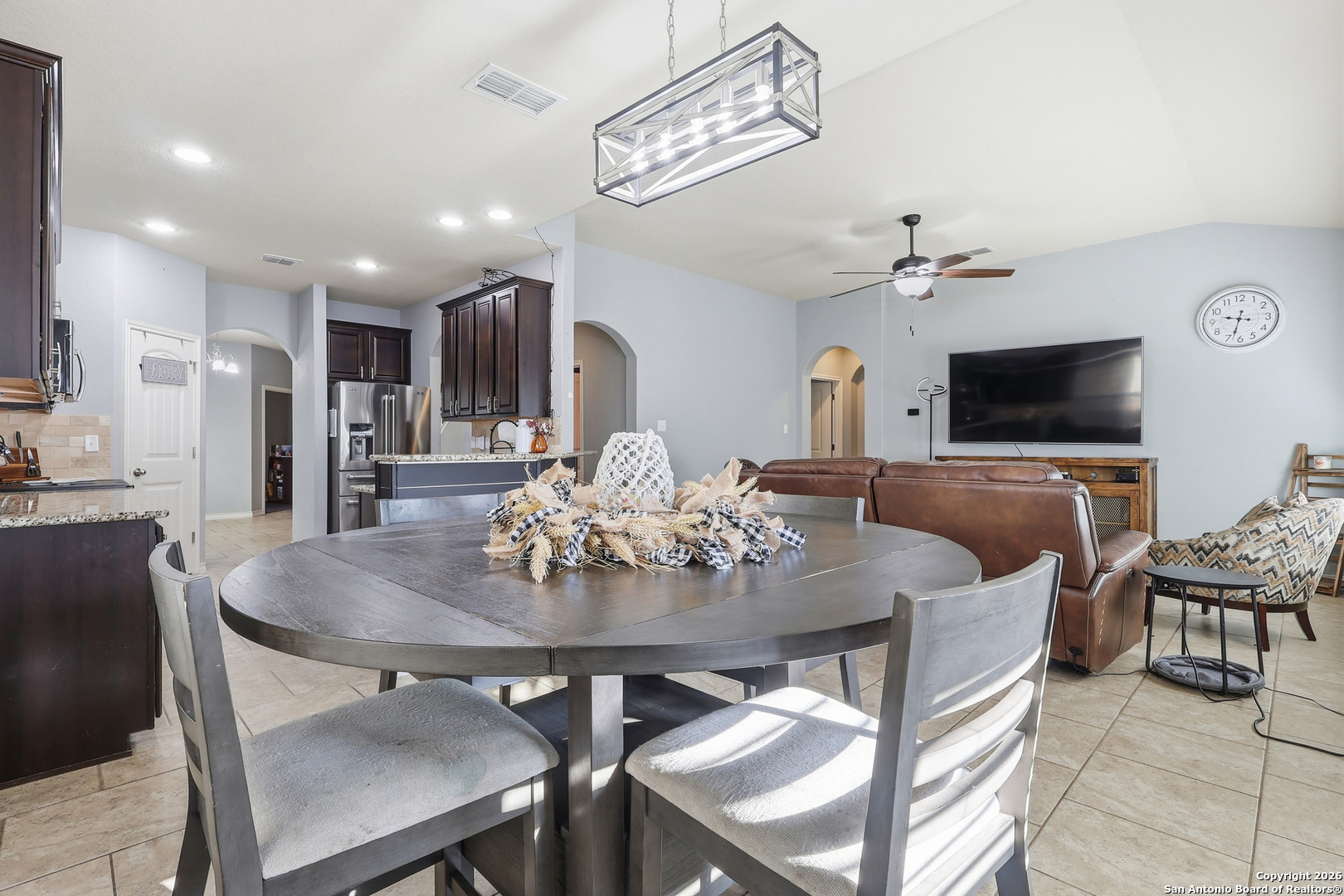 345 Morgan Run Cibolo, TX 78108 - Photo 5 of 22 a view of a dining room with furniture