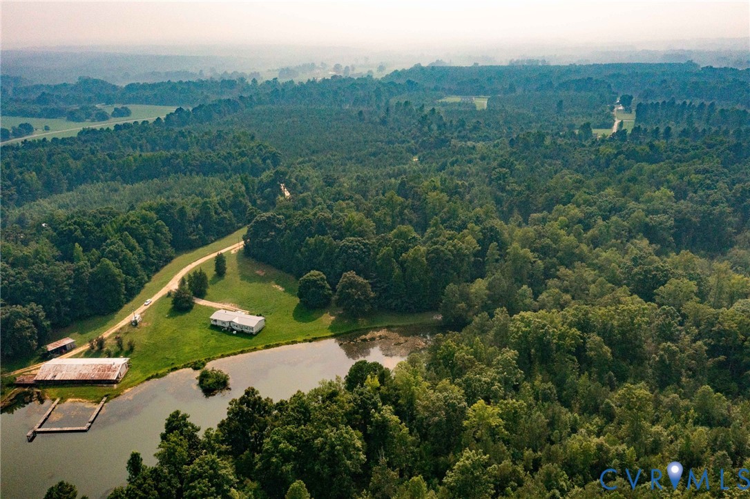 13127 Continental Road Ford, VA 23850 - Photo 10 of 17 Expansive wooded landscape featuring a natural pon