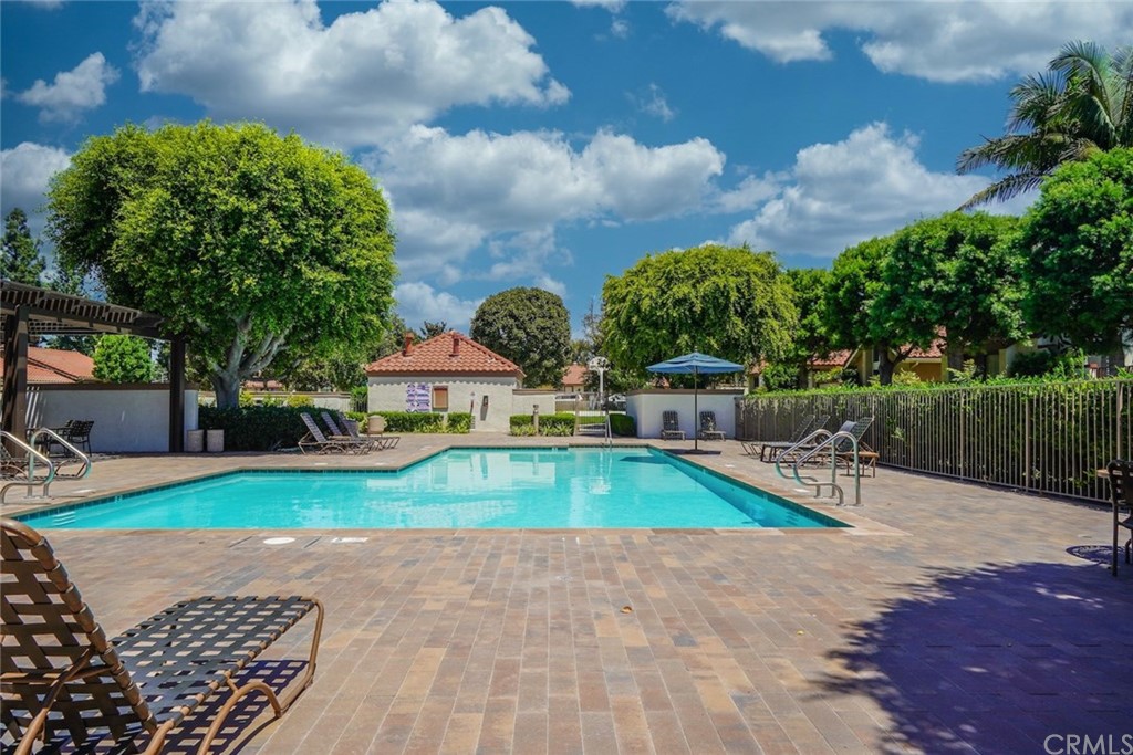 17 Filare Irvine, CA 92620 - Photo 43 of 46 a view of backyard with swimming pool and seating space