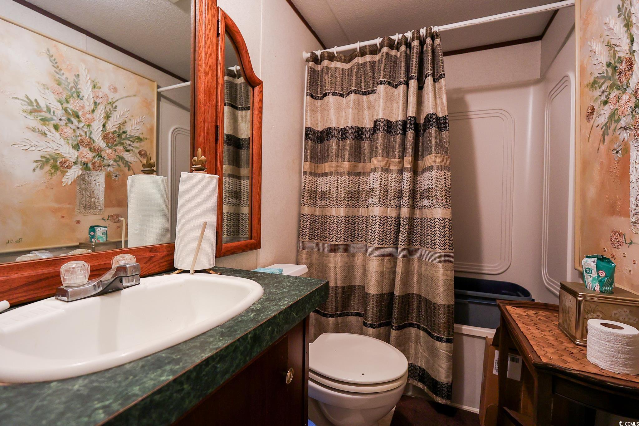 5266 Highmarket Street Georgetown, SC 29440 - Photo 13 of 17 Bathroom with vanity and toilet