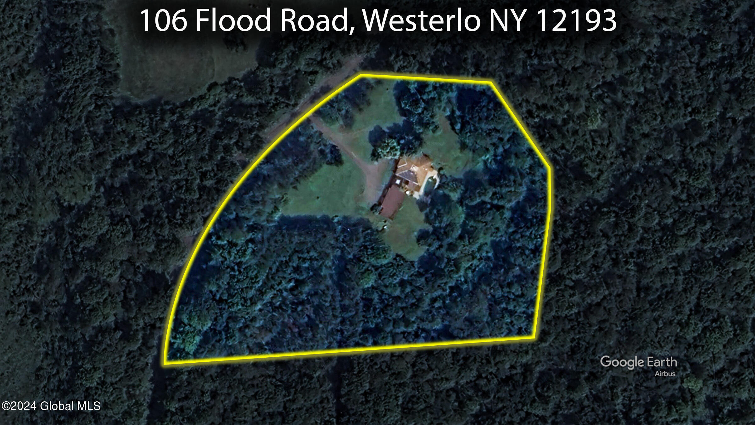 106 Flood Road Westerlo, NY 12193 - Photo 55 of 55 Property Line Overlay