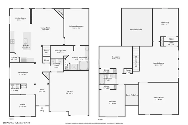 $489,000 | 2408 Alta Vista Drive, Denton, TX 76210