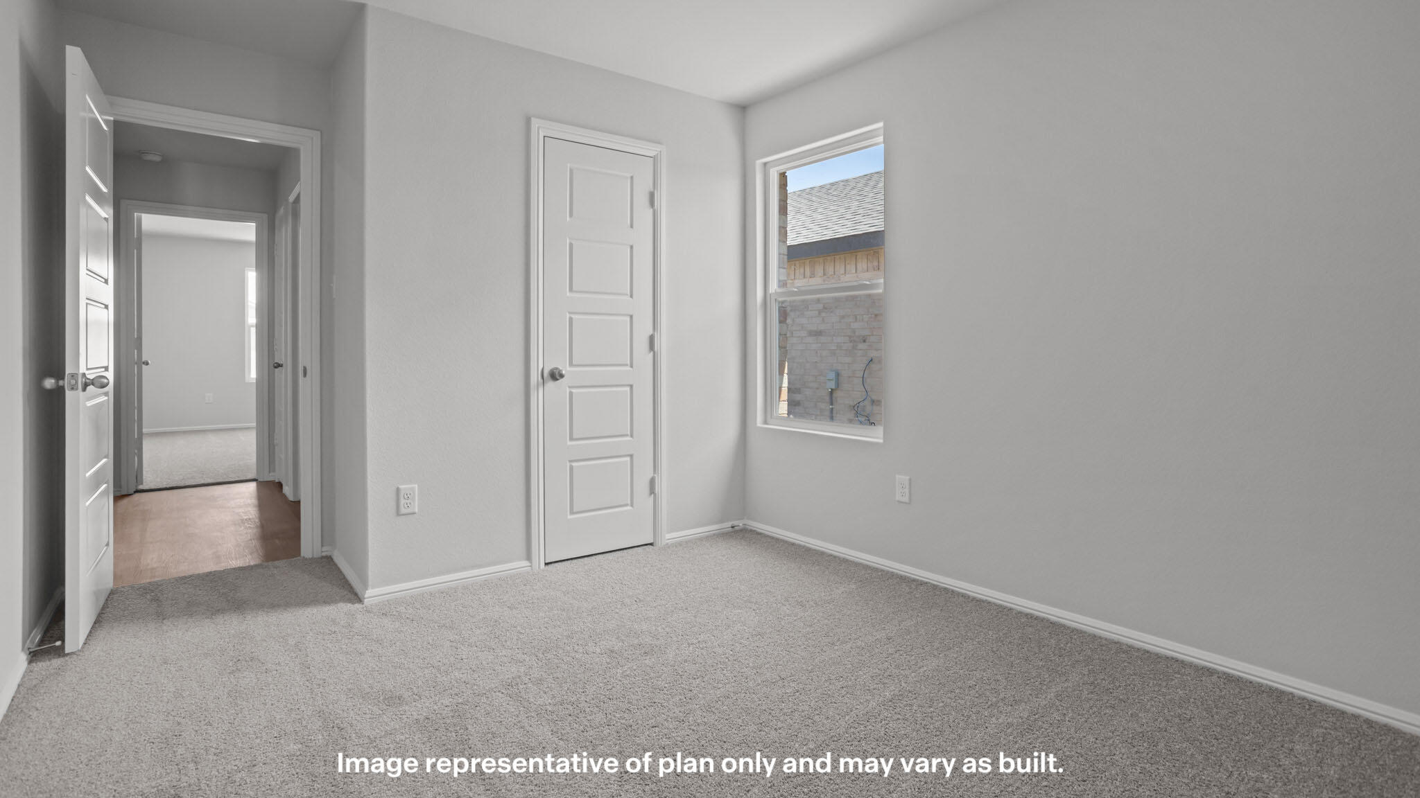 2316 150th Place Lubbock, TX 79423 - Photo 17 of 22 an empty room with windows and closet