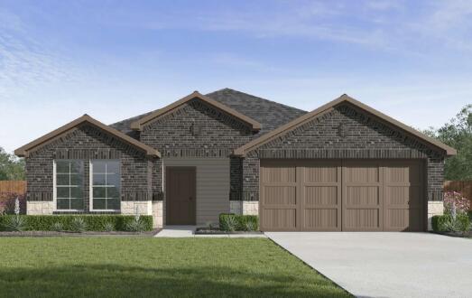 2316 150th Place Lubbock, TX 79423 - Photo 22 of 22 a front view of a house with a yard and garage