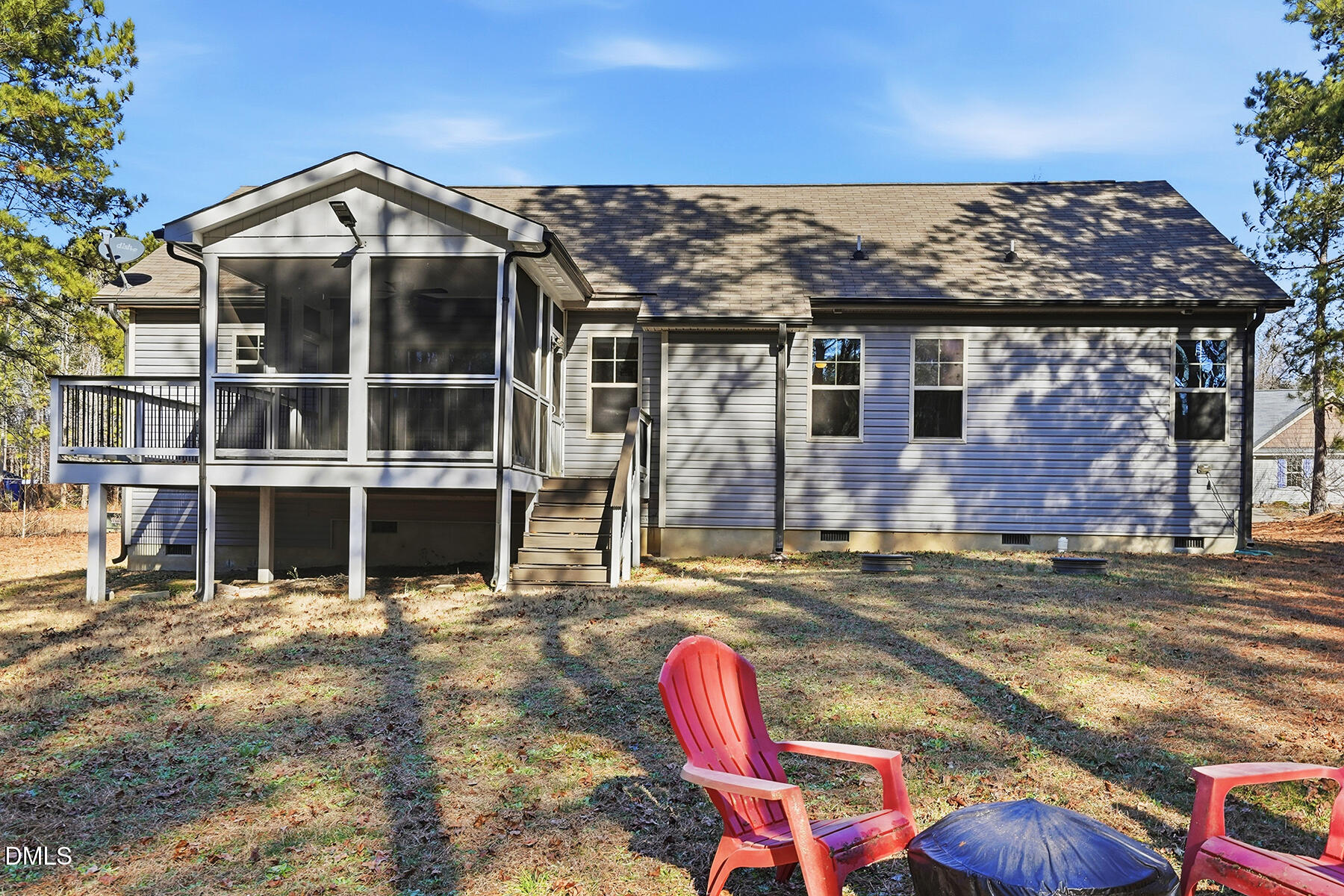 240 North Ridge Drive Louisburg, NC 27549 - Photo 29 of 31 a view of a house with a yard