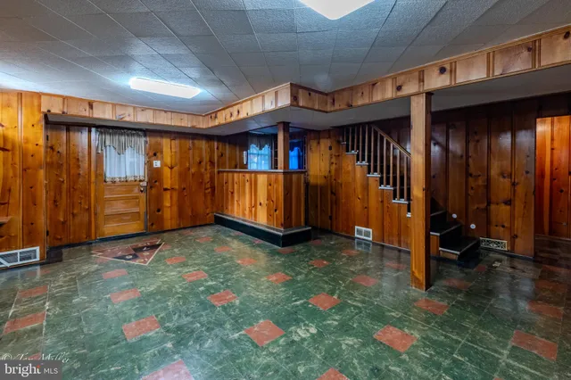 a view of an front door