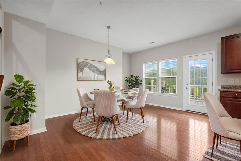113 Maple Ridge Court Canonsburg, PA 15317 - Photo 8 of 27 a view of a dining room with furniture window and wooden floor