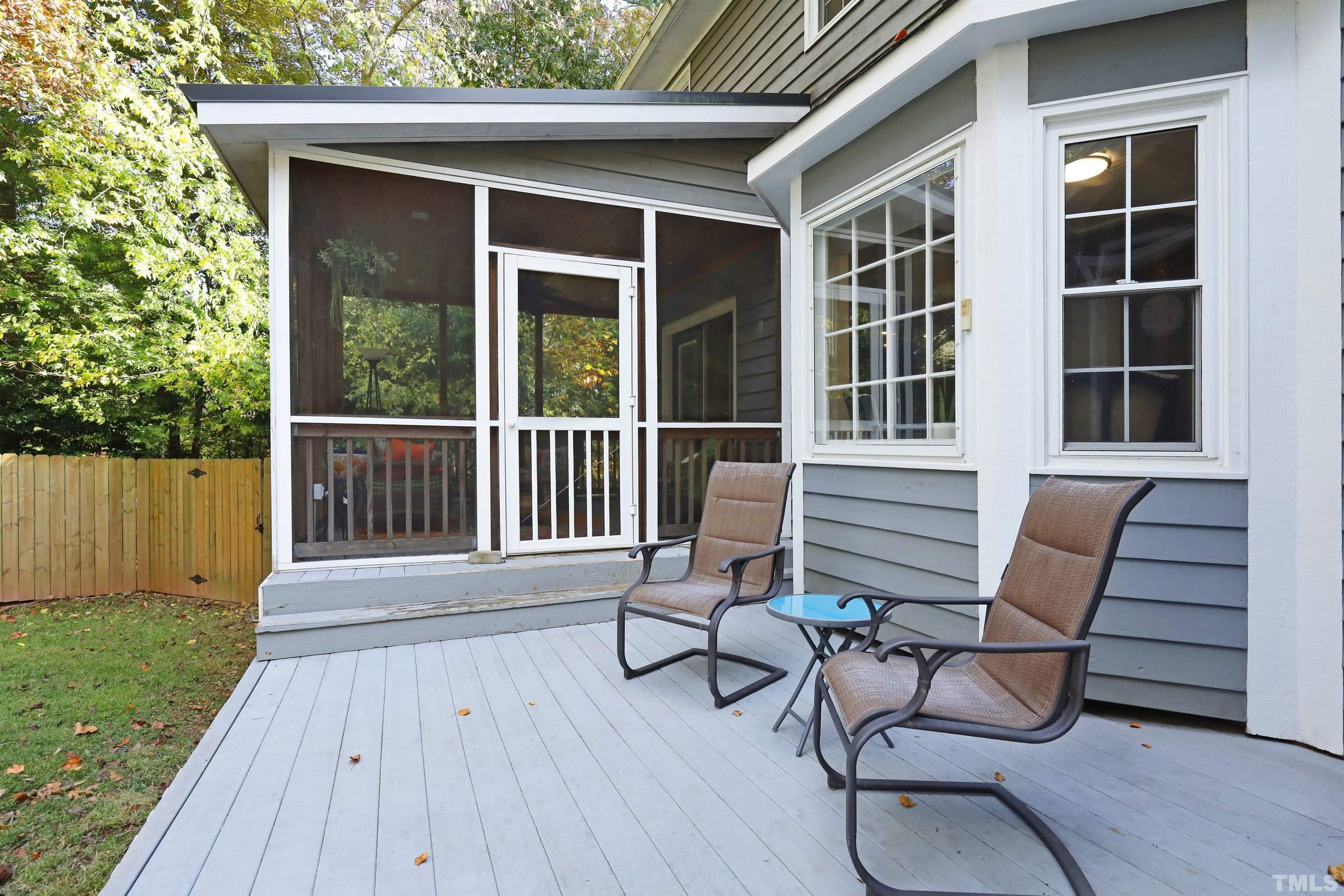 5308 Country Trail Raleigh, NC 27613 - Photo 40 of 51 a view of two chairs in the deck