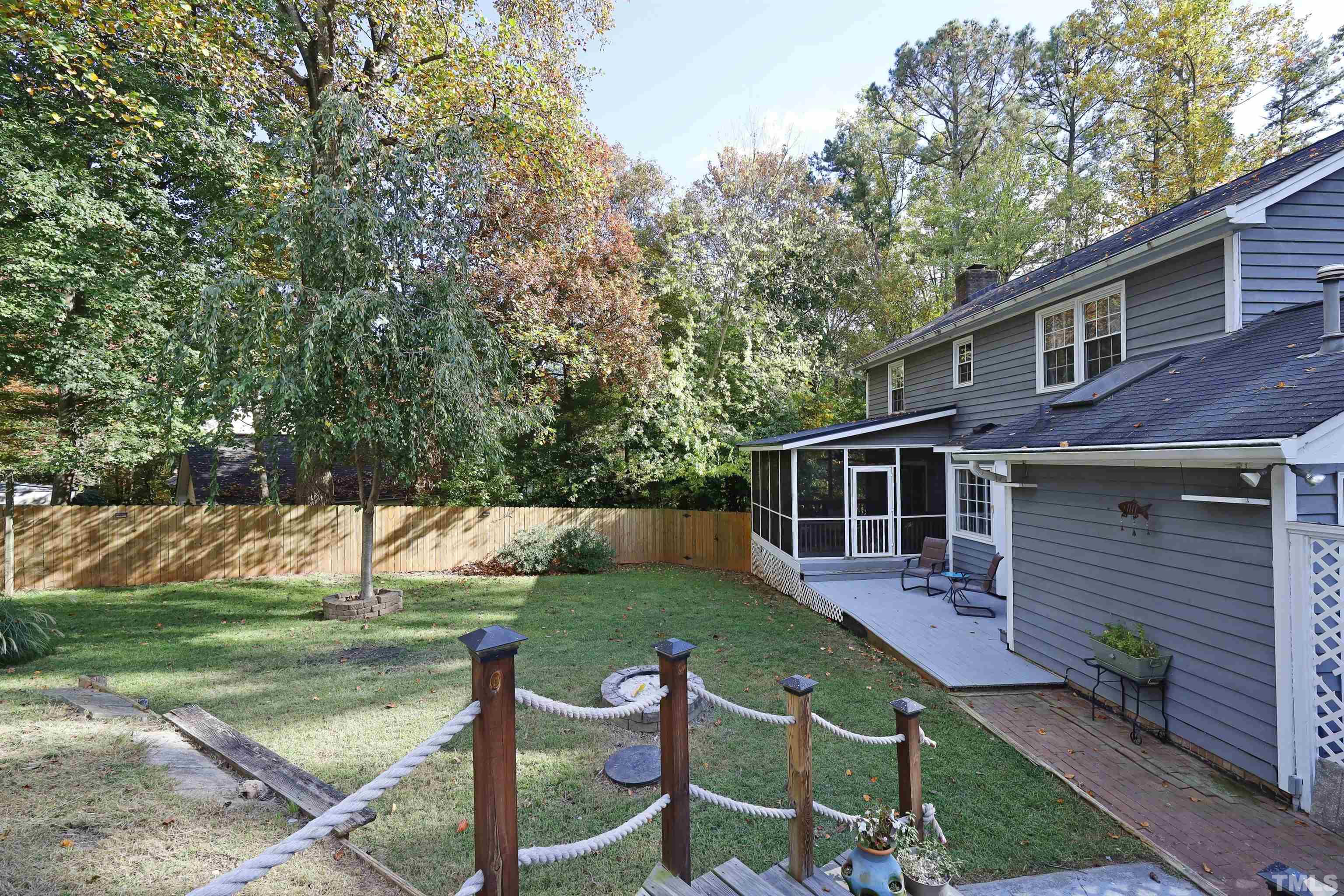 5308 Country Trail Raleigh, NC 27613 - Photo 49 of 51 a view of a house with backyard