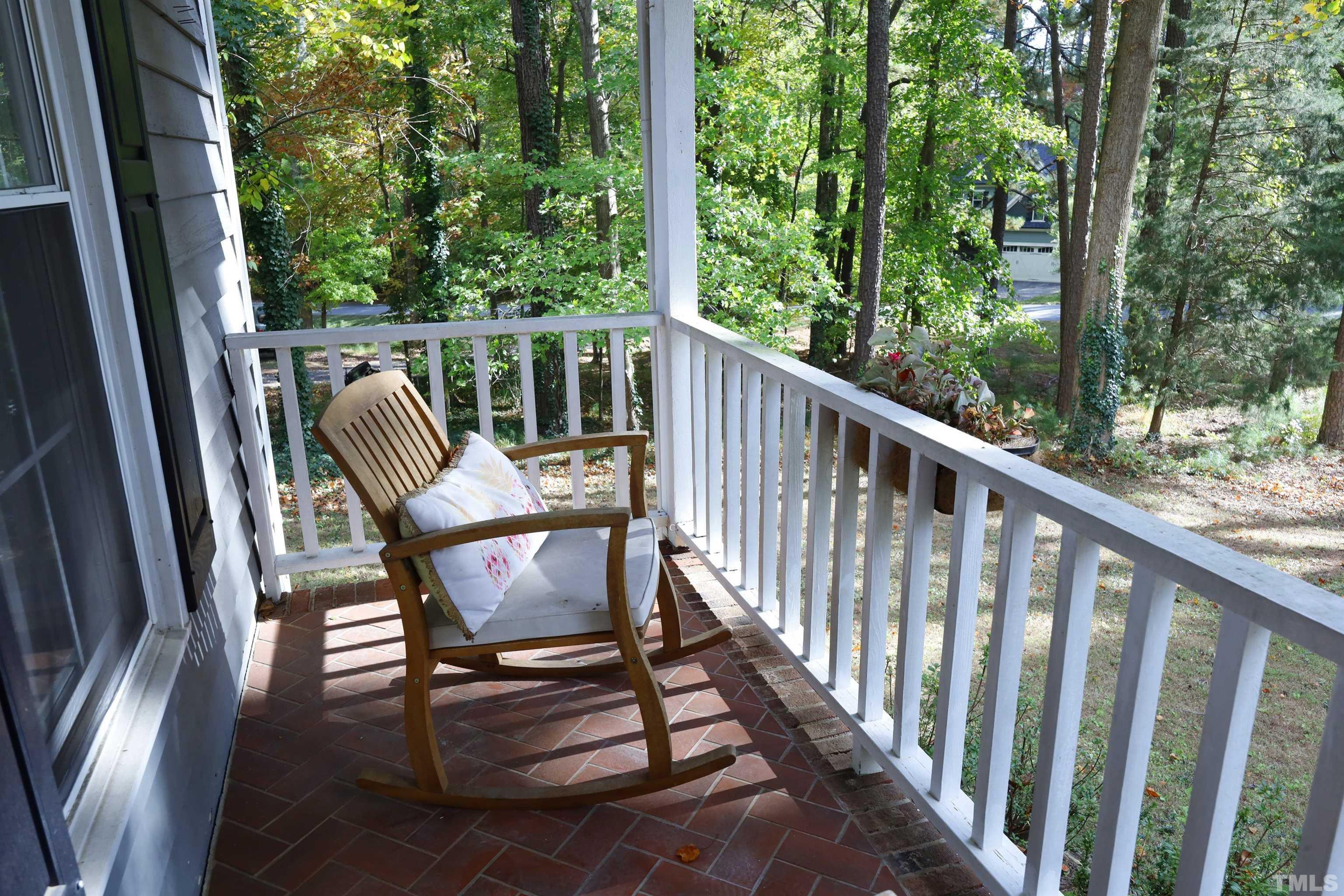 5308 Country Trail Raleigh, NC 27613 - Photo 9 of 51 a view of a two chair in the balcony