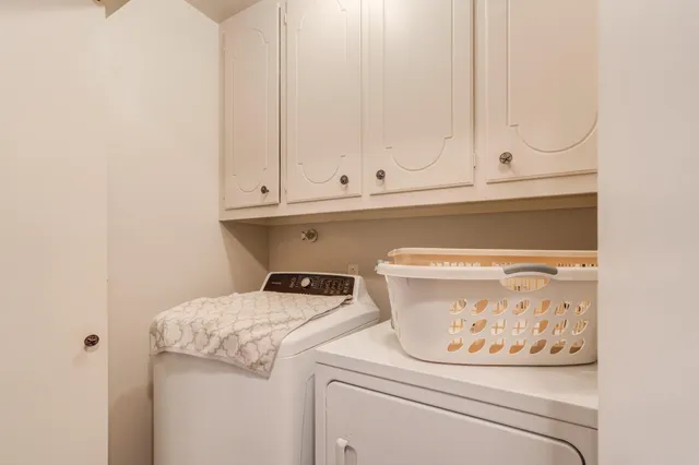 a close view of utility room