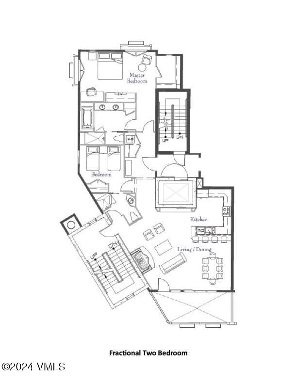 1 Willow Bridge Road, Unit 31 Vail, CO 81657 - Photo 38 of 39 a picture of a room with a white wall and table