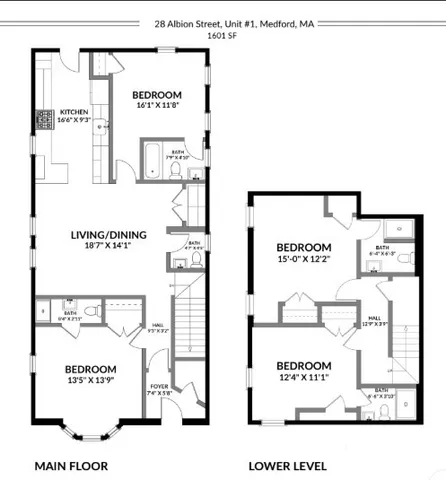 $5,995 | 28 Albion Street, Unit 1, Medford, MA 02155