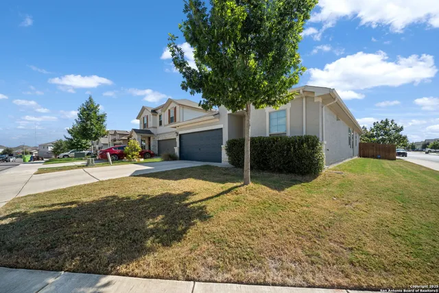 a house view with yard