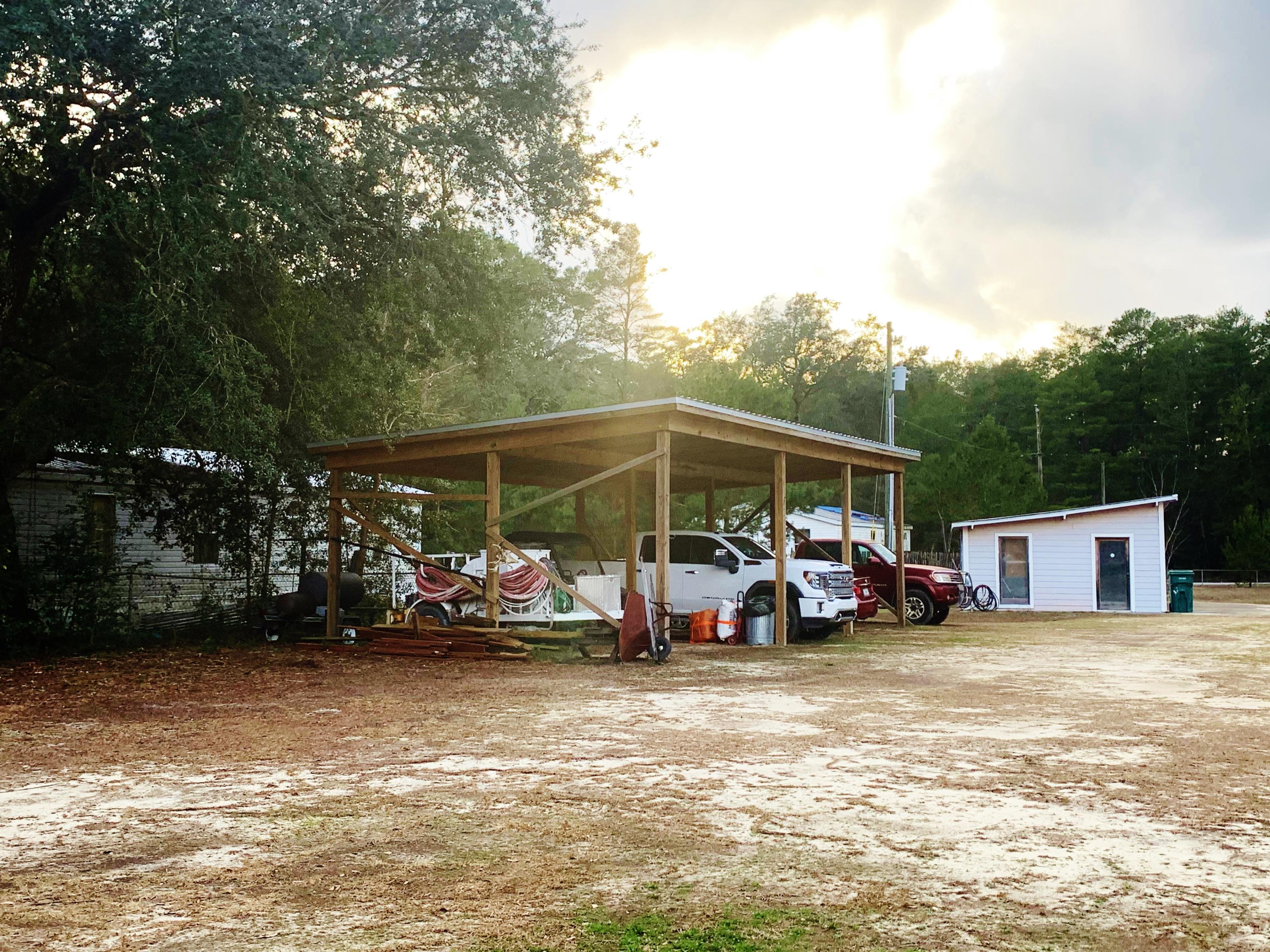 814 Site C-6 Road Freeport, FL 32439 - Photo 38 of 48 Pole Barn to Workshop