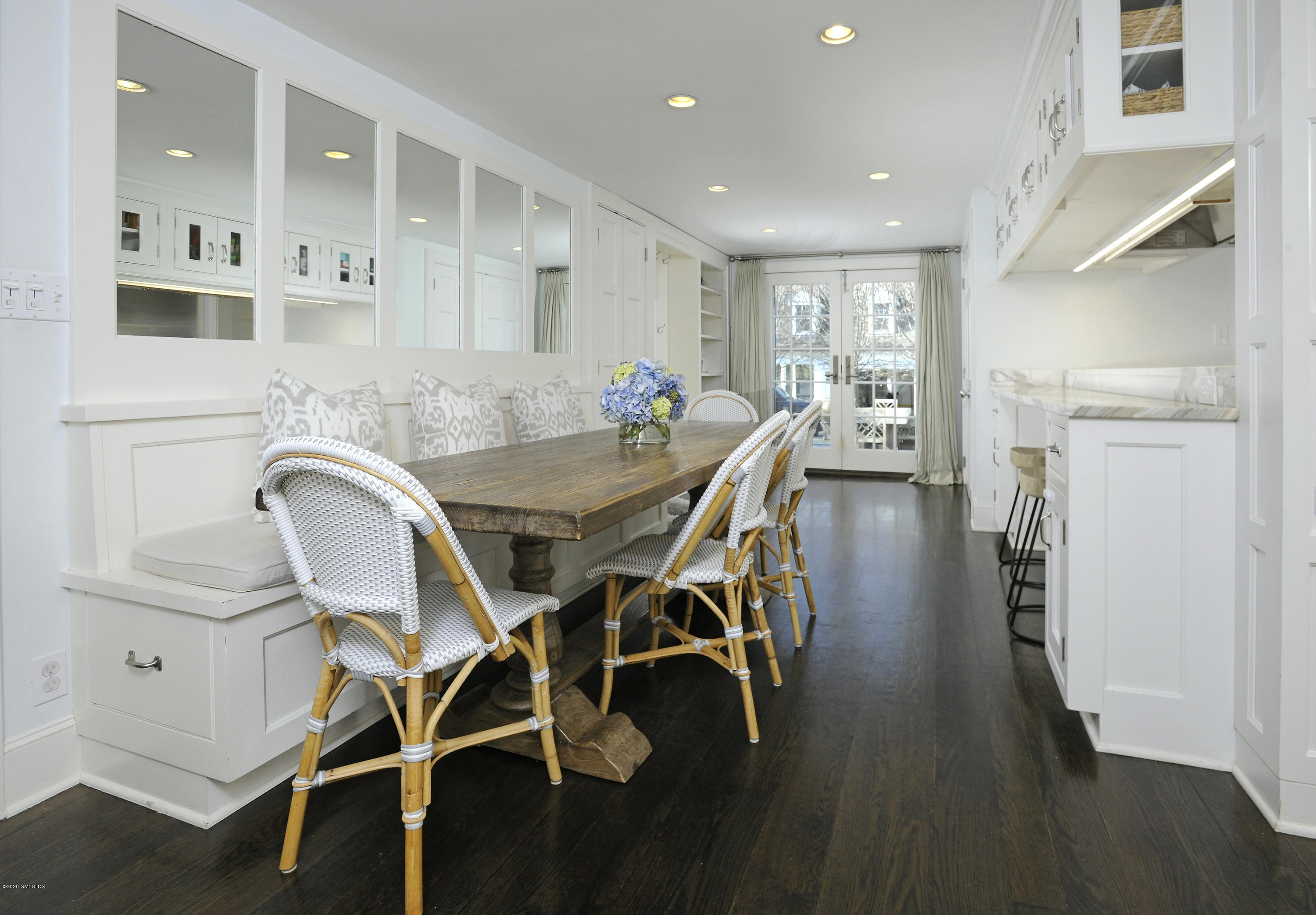 176 Stanwich Road Greenwich, CT 06830 - Photo 16 of 29 a view of a dining room with furniture and wooden floor