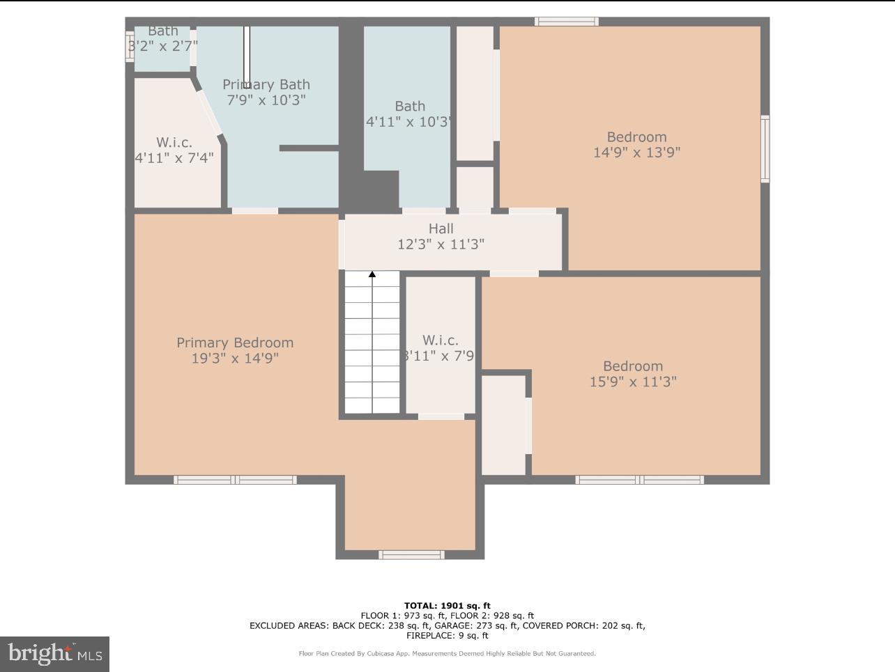 11809 Gordon Road Fredericksburg, VA 22407 - Photo 25 of 30 Upper level FP