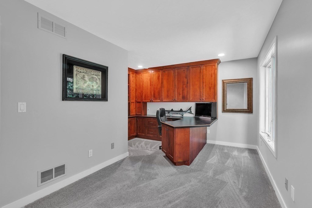 62 Chestnut Street Upton, MA 01568 - Photo 16 of 36 a view of workspace with a window and fireplace