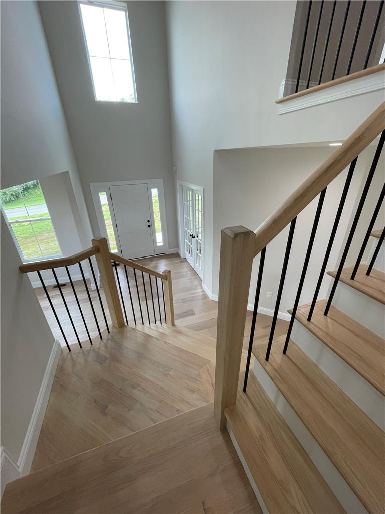 5043 Chapmans Road Orefield, PA 18069 - Photo 25 of 30 A grand two-story entryway welcomes you with elegant hardwood stairs and soaring ceilings.