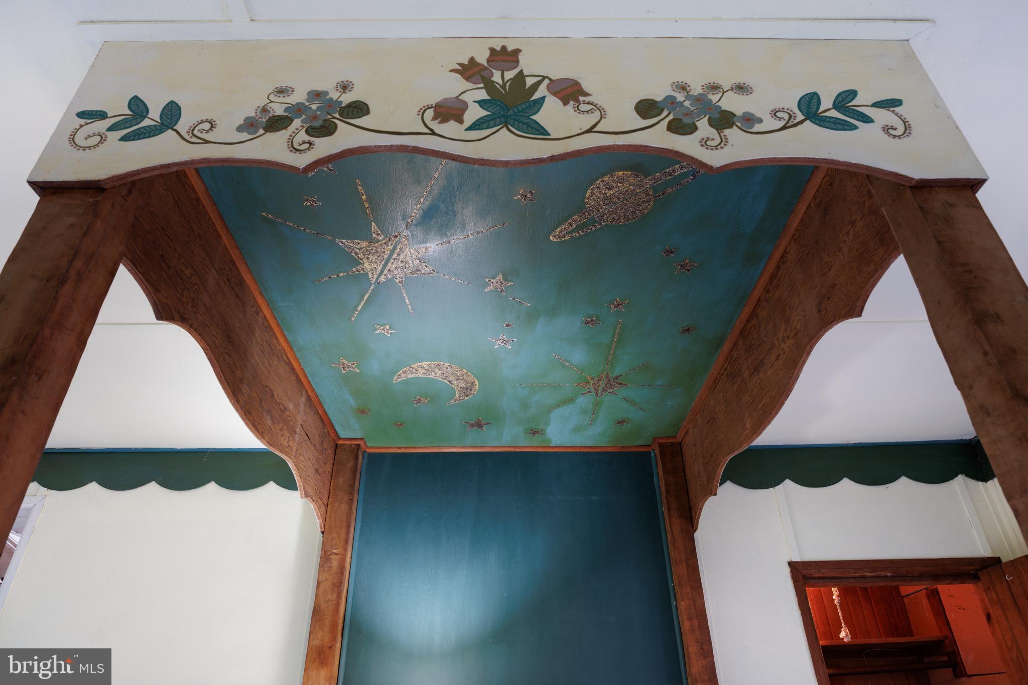 203 McKinsey Road Severna Park, MD 21146 - Photo 65 of 149 Hand painted ceiling in Canopy Bed