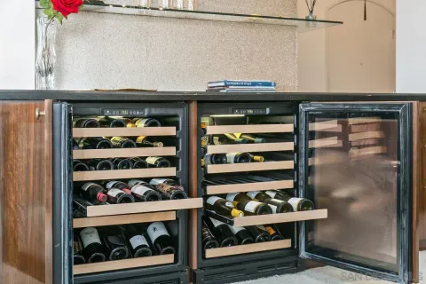 a room with storage and utility
