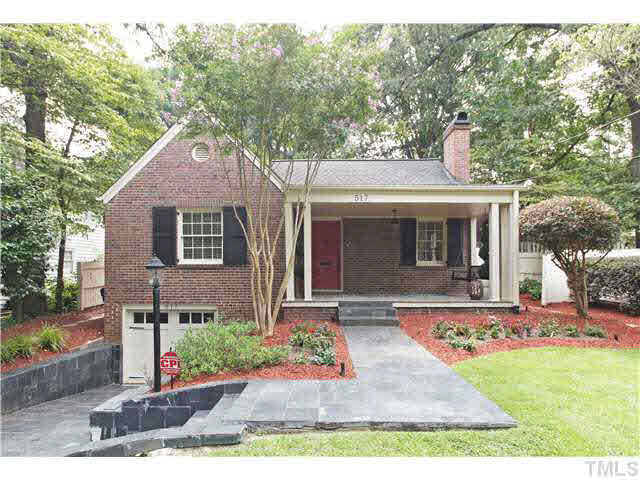 517 Gardner Street Raleigh, NC 27607 - Photo 1 of 21 You will love all of the little details in this home! Close to Oberlin Village, Jaycee Park, Raleigh Little Theatre & Downtown Raleigh. Almost all brick with huge covered front porch, slate driveway & walkway, full landscaping w/irrigation!