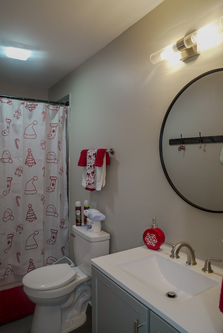 15315 Cherry Lane Markham, IL 60428 - Photo 15 of 34 a bathroom with a sink a toilet and a mirror