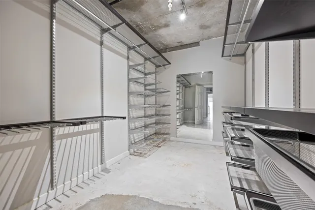 a view of a storage & utility room