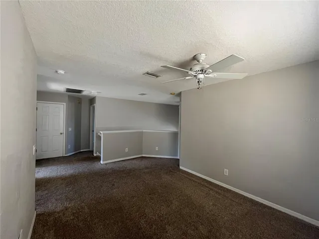 a view of a trees in a yard