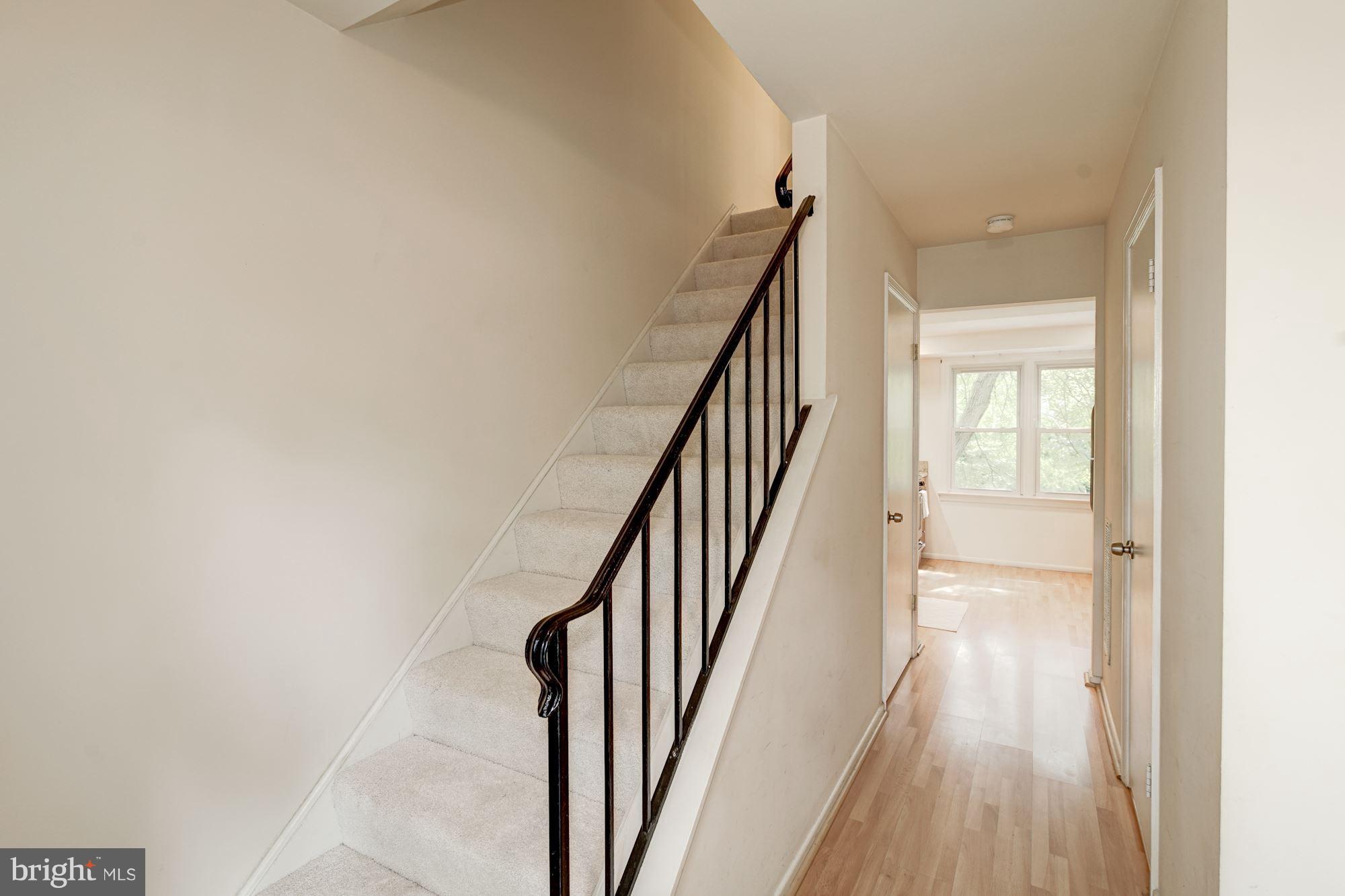 9506 Burdett Road Burke, VA 22015 - Photo 17 of 30 Foyer - and plush stairway to upper level.