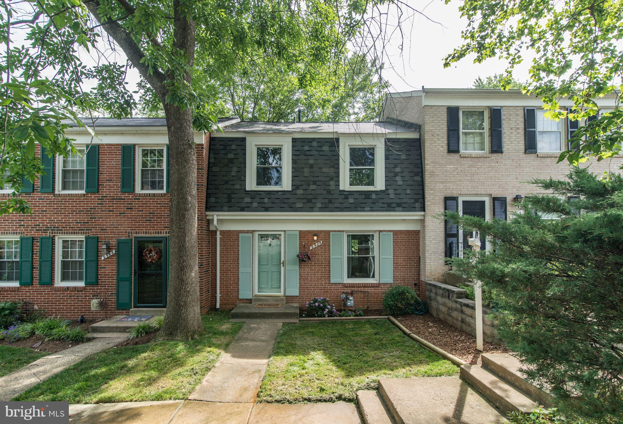 9506 Burdett Road Burke, VA 22015 - Photo 3 of 30 Two convenient parking spaces right out front.
