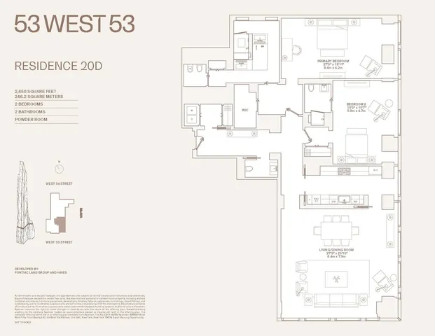 $5,600,000 | 53 West 53rd Street, Unit 20D | Midtown Central