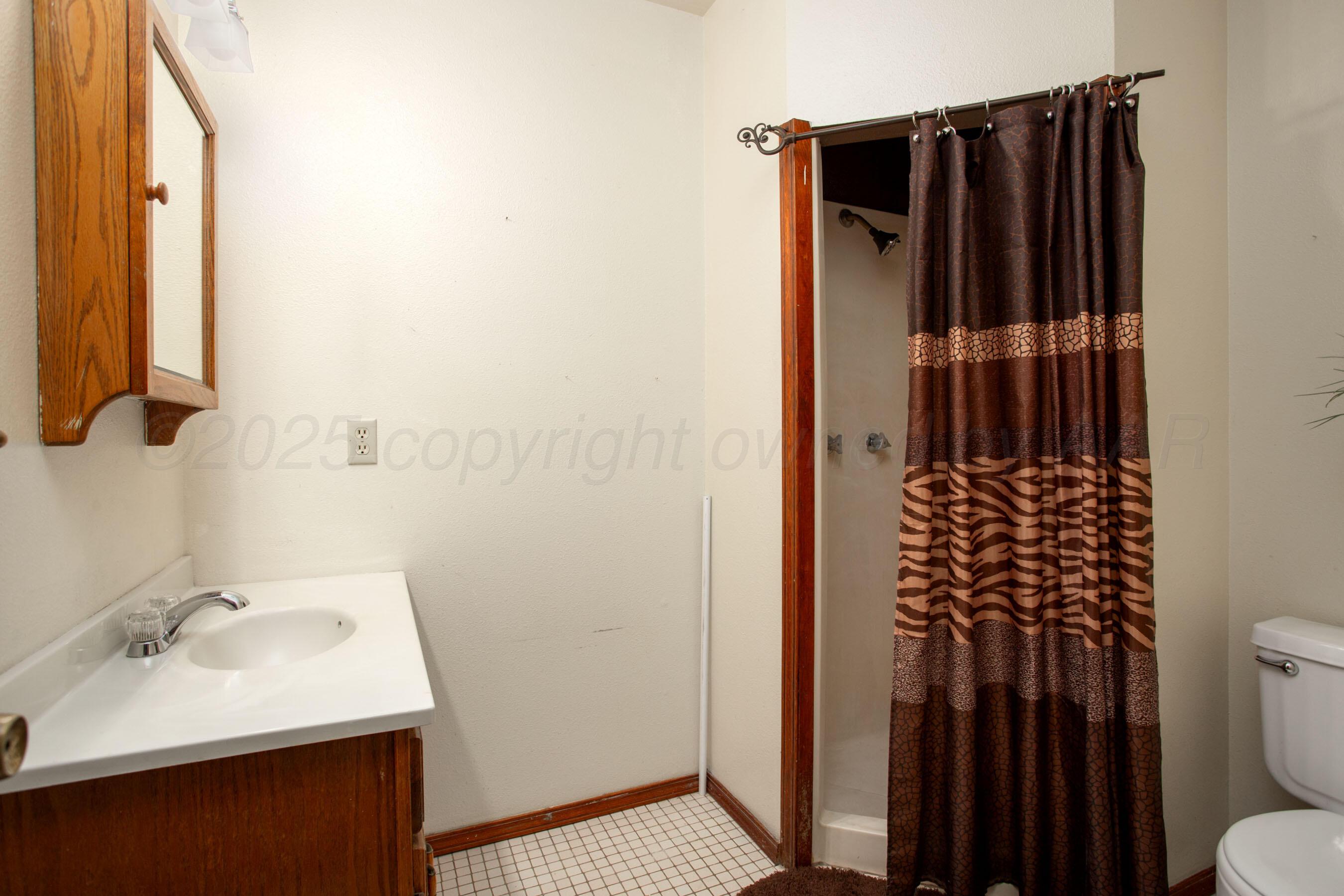 3115 Palm Street Amarillo, TX 79107 - Photo 19 of 31 a bathroom with a sink and a mirror