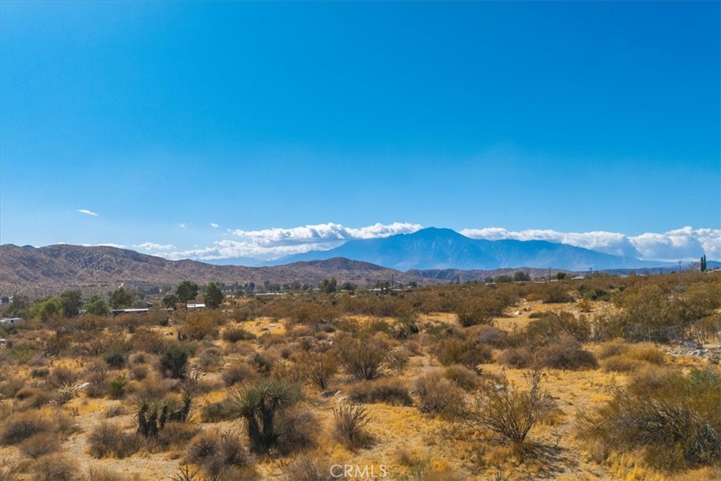 9457 Fobes Road Morongo Valley, CA 92256 - Photo 26 of 34 a view of a mountain range in a field