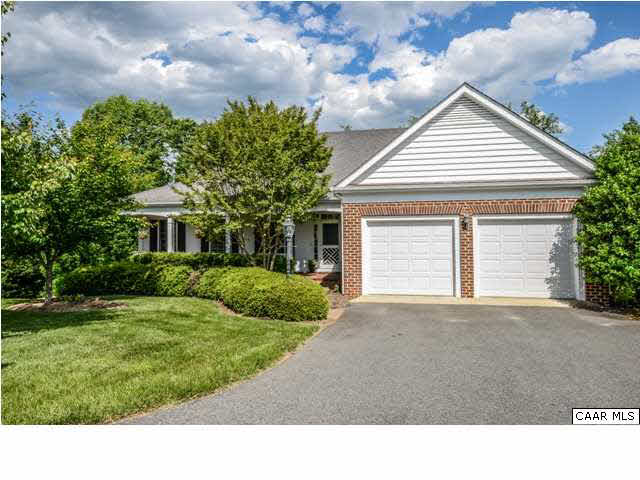1549 Tavistock Place, Unit R 24 Keswick, VA 22947 - Photo 1 of 31 Meticulously maintained custom cottage on a quiet cul de sac w/peaceful, private rear yard overlooking a babbling wooded creek. One-level living at its finest w/beautiful terrace level that has 2 huge bdrm suites, rec room w/fp, wetbar, & huge unfin area.