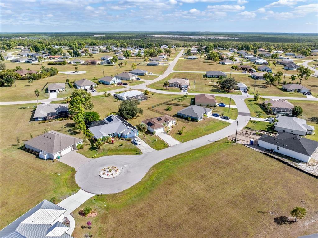 25324 Lychee Court Punta Gorda, FL 33955 - Photo 21 of 30 an aerial view of residential house with outdoor space