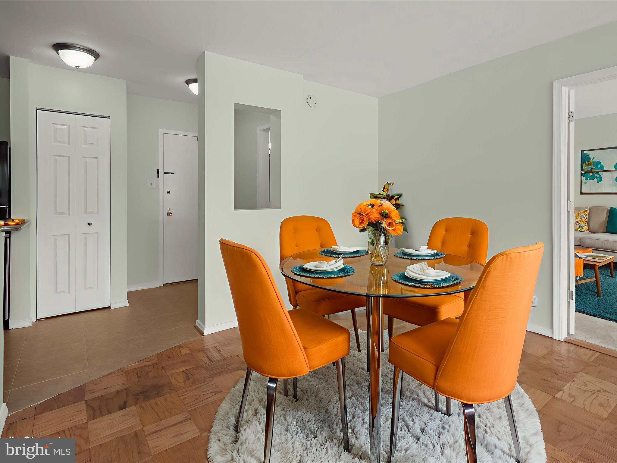 4515 Willard Avenue, Unit 607S Chevy Chase, MD 20815 - Photo 26 of 80 Dining Area -Virtually Staged
