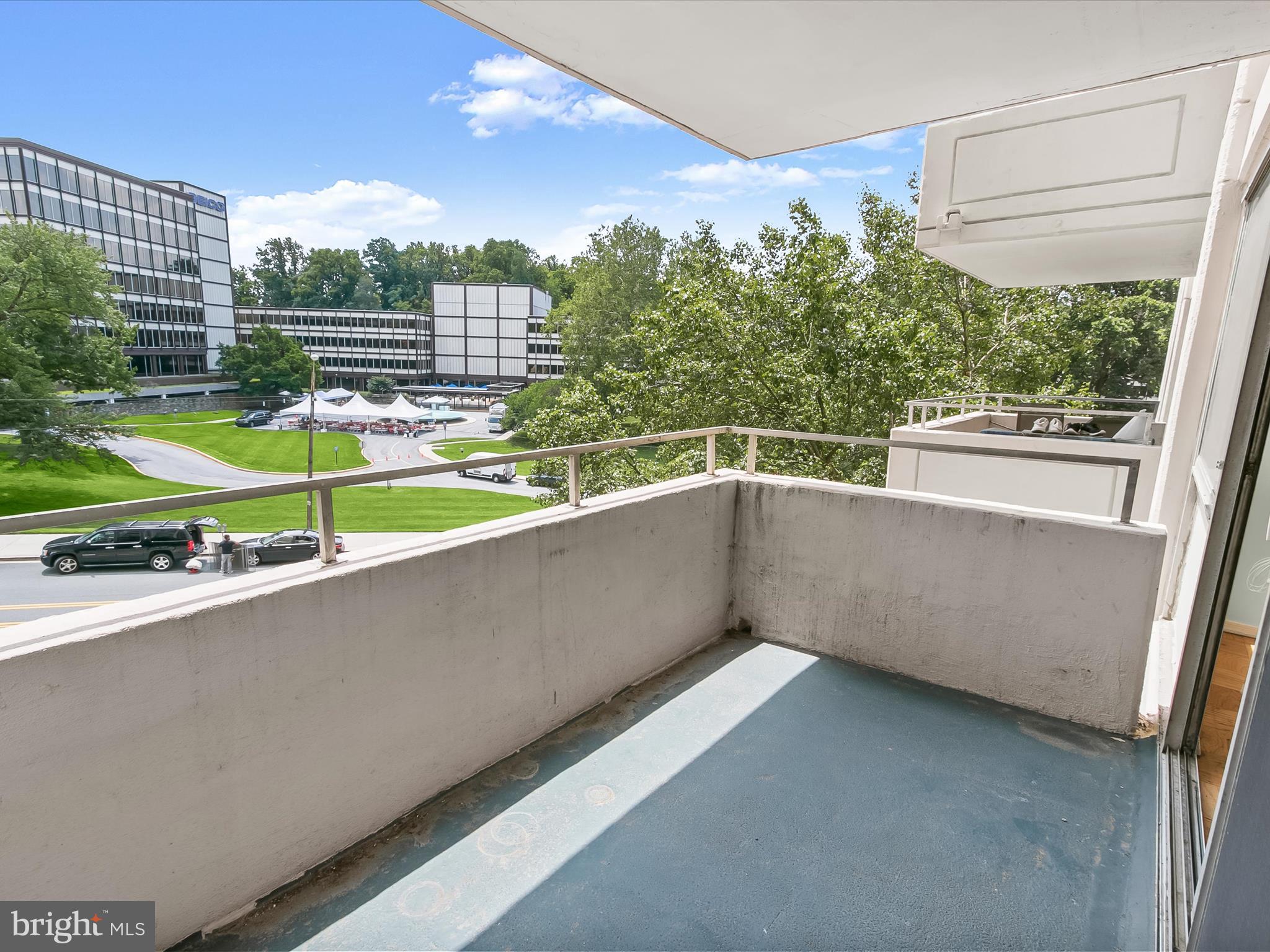 4515 Willard Avenue, Unit 607S Chevy Chase, MD 20815 - Photo 5 of 80 Private Balcony off Living Room