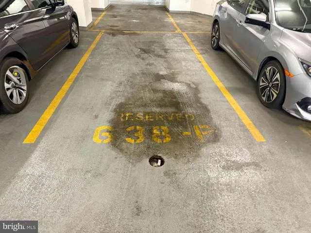 a view of a hallway with a couch