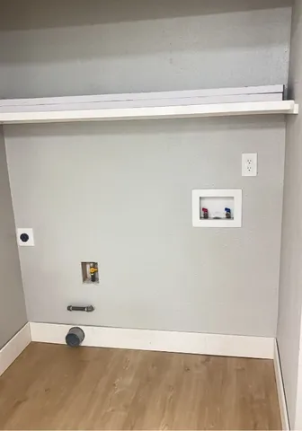 a view of a couch in a room