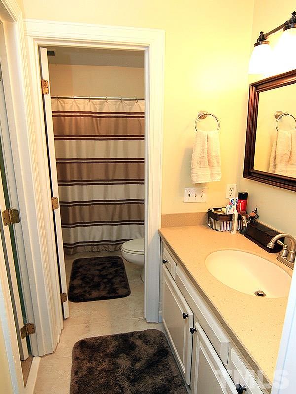 There is also a walk in closet off the bath.