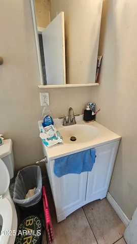 a bathroom with a sink and a toilet
