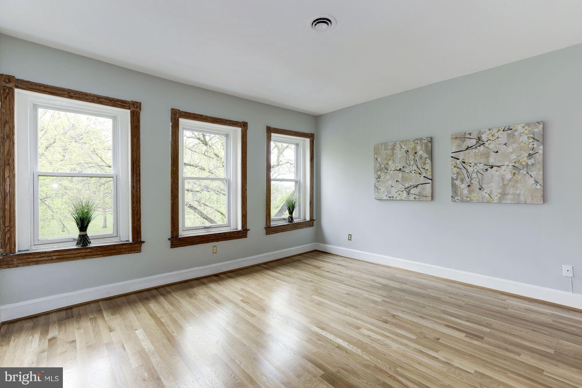 3040 R Street Northwest, Unit 3 Washington, DC 20007 - Photo 4 of 26 Living Room With Views Of Montrose Park